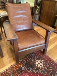 Large L & JG Stickley Morris Chair. #360