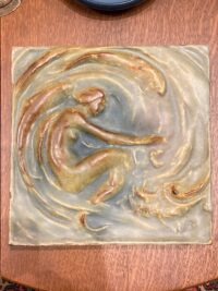 Rare Rookwood Mermaid Tile
